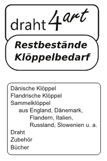 draht4art - Restbestand Klöppeln